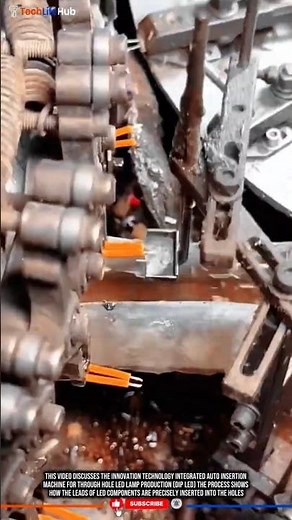 Innovation Technology Auto Insertion Machine for Through Hole LED: Precision Assembly #tech