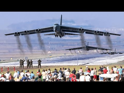 High Alert: Dozens of US B-52 Bomber Pilots Emergency Takeoff at Full Speed