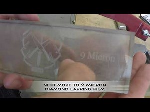 Sharpening a Sandrin Tungsten Carbide Blade