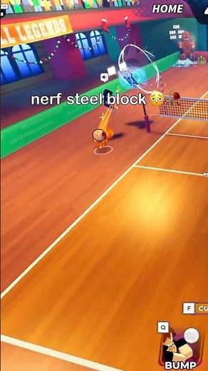 nerf steel block in volleyball legends #volleyballlegends #roblox #anime #fyp