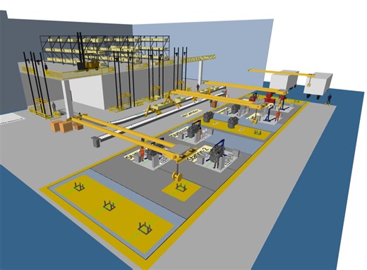 基于智能对象仿真技术的高级计划数字孪生Simio Demo