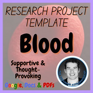 Blood | Health Medicine Science Research Project Template | Digital   Print