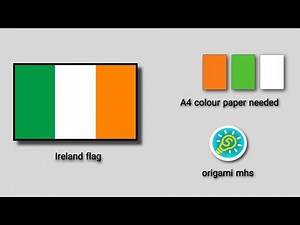How to Fold an Ireland Origami Flag
