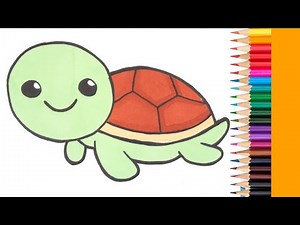 How to Draw a Turtle? 🐢