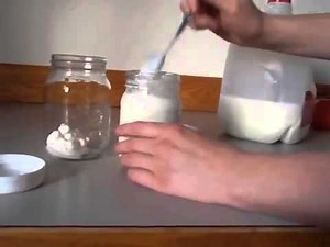 How to make dairy milk kefir