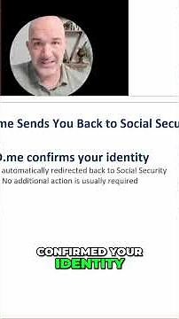 Verify SSA.gov Account: Driver's License & Selfie ID Process #shorts