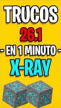How to get X-Ray in Minecraft Bedrock 26.1
