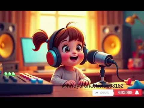 Kids Podcast 🎤 Cute Baby Talking Story 😍 @hridyafunactivities8182