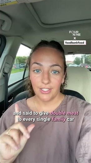 Waiting in the food bank line at number 194 #shortsfeed #food #shorts #freefood #singlefamily