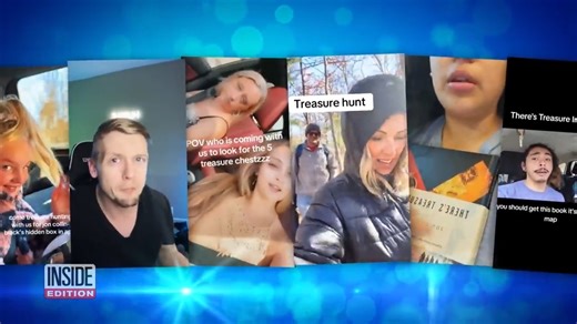 1.8M views · 26K reactions | An Arkansas couple is in search of buried treasure worth more than $2 million. Amanda and Robin Roark are joining thousands of treasure hunters. The treasure chests are buried in five different locations across the U.S. | Inside Edition | Facebook