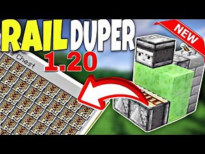 Minecraft 1.20 : Best Unlimited {Rail Duplication Glitch} || Tutorial for Bedrock,Java,Xbox,Ps4