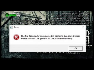 S.T.A.L.K.E.R. Call of Pripyat how to fix corrupted fsgame.ltx
