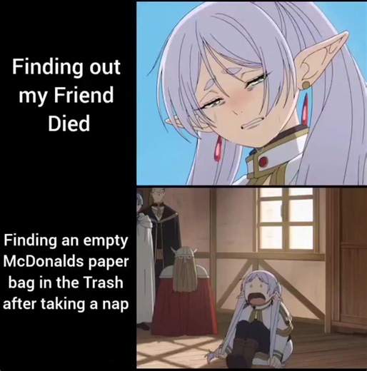 Give some context, people, because Frieren is crying like that #frierenbeyondjourneysend #frieren #frierenanime #animeedit