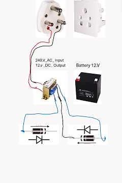 👉 “12V Battery Charger Wiring 🔋⚡ Simple & Easy”#battery #charger #wiring #diagram #12vbattery