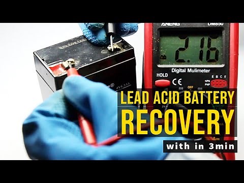 how to recover Lead Acid Battery | Lead Acid Battery refill | Battery repair | 4V Lead Acid Battery