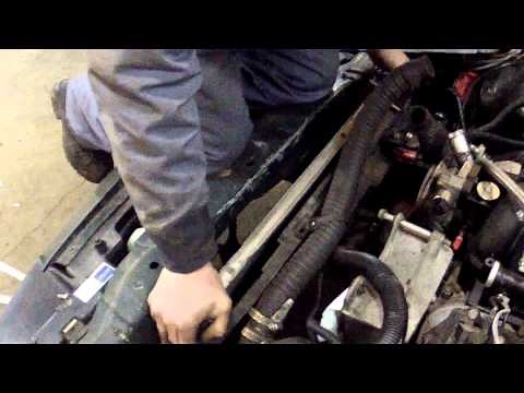 F-body radiator install