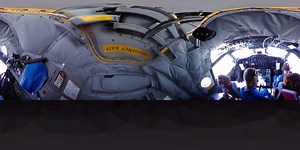 Take a 360 degree video tour of "Miss Piggy" (WP-3D Orion/NOAA43) as the crew prepares for another mission flight into #HurricaneMatthew. Credit: LT Kevin Doremus/NOAA Get the latest storm advisories at hurricanes.gov | The NOAA Hurricane Hunters