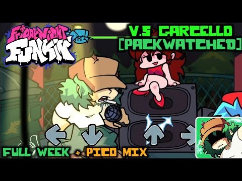 Friday Night Funkin' Official Mobile Port • Vs Garcello [Packwatched] • Full Week + Pico Mix
