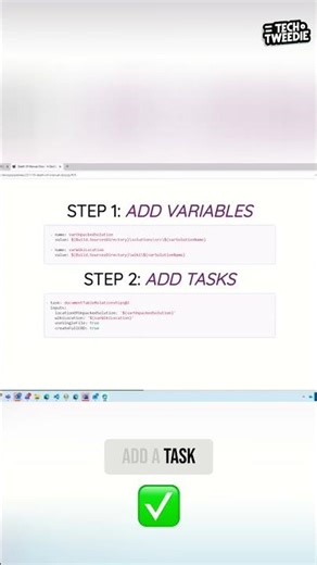 Master YAML Variables & Tasks in Azure DevOps Pipelines FAST! #shorts
