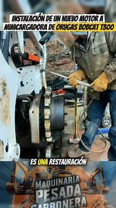 61K views · 585 reactions | Bobcat t300 Tracked Skid Steer Drive Motor and Hose Replacement ✅️➖️ part 1#construction #car #truck #dumtruck | Maquinaria pesada carbonera | Facebook
