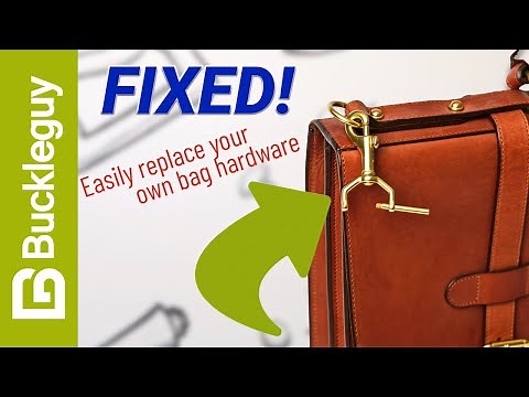 DIY REPAIR: No stitch solution for replacing handbag snap hooks yourself