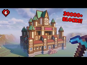 I Built a GIANT MEGABASE in Hardcore Minecraft!