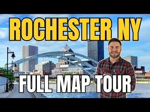 Watch this if You're relocating to Rochester NY [Full map tour]