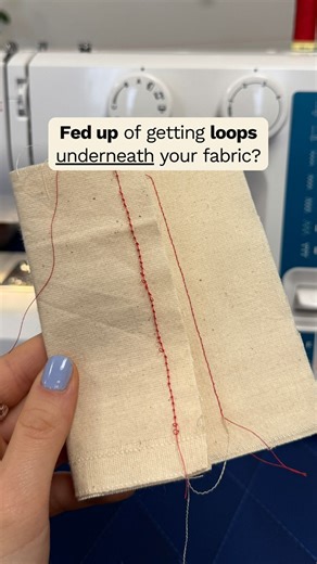 Fed up of getting loops on the underneath side of your fabric? 🫣 Watch this video for a quick fix and perfect results every time 👏 #sewingtipsandtricks #sewing #SewingCommunity #sewingtips #threading #sewingmachine #sewingtutorial | Sewing Machine World