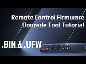 Remote Control Firmware & Upgrade Tool Tutorial | BIN & UFW