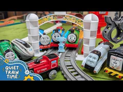 Is Percy the Fastest Train? 🏆 Thomas, BRIO, Hape, Plarail RACE Showdown (No Talking)
