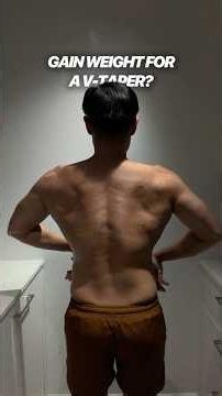 Bulking for a V-Taper?