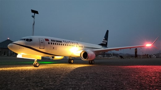 飞翼Freewing AL-37 波音737MAX双70mm涵道客机航模首飞测试