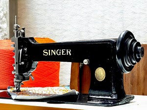 Singer 114w103 Vintage Embroidery Chain & Moss Stitch Machine Sewing Machine Refurbished Black Complete Set - Etsy