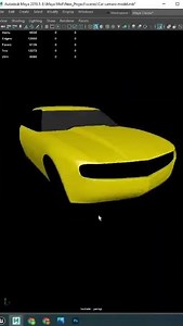 Car Modeling in Maya #camaro