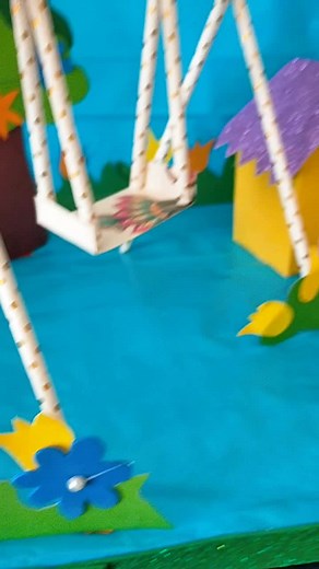 model on spring corner #decoration #aroojartstudio #actives #creativework #artistwork #activityforkids #artist #spring #model #decorationideas #