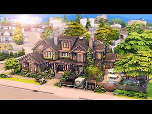 Large Suburban Family Home 🍃// The Sims 4: Speed Build // No CC