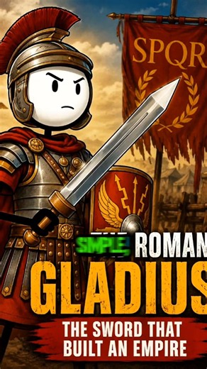 ⚔️ The Roman Gladius: The Sword That Built an Empire