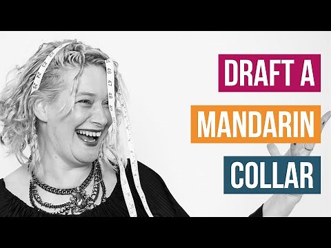 How to Draft a Mandarin Collar | How to Make a Collar Pattern