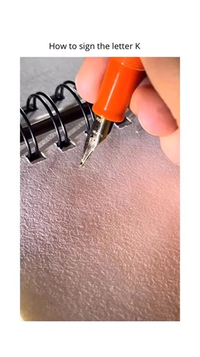 Calligraphy Videos on Instagram: "K is a letter built from steadiness and sudden motion — a quiet pillar that discovers its own wings. It begins with a straight vertical, calm and unwavering, like a breath held in perfect balance. From its center, a sharp diagonal lifts upward, rising with bold intention. Just beneath it, another diagonal sweeps downward, grounding the form with quiet determination. Together, these strokes form a shape that feels like choice, direction, and energy meeting in one