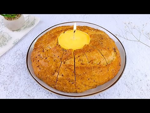 Butter candle in bread: the viral recipe for any occasion!