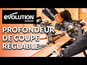 Scie à onglet coulissante double biseau R255SMS-DB+ avec lame multi-matériaux TCT de 255mm