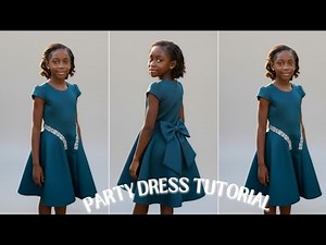 DIY Party Dress Sewing Tutorial | How to Sew a Classy Fit & Flare Dress
