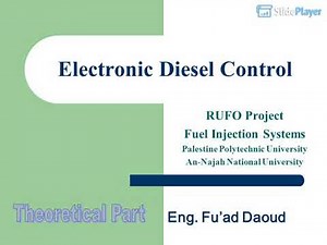 What Is Electronic Diesel Control(EDC)