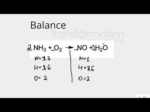 Balance NH3+ O2 → NO + H2O | Learn With Mayya