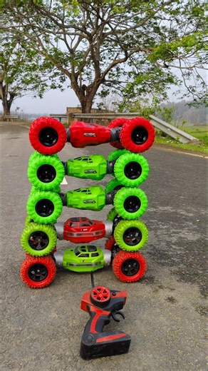 😂RC wow 5 remote control moka cars racing By hand 🐴||