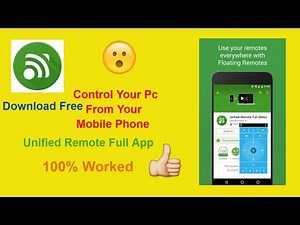 Unified Remote Full | control your pc and laptop from your smart phone | android or IOS | akushwahg.