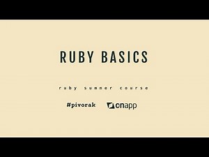 #2 Ruby Basics by Nadia Gubernator