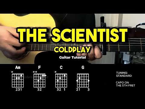 The Scientist - Coldplay | Easy Guitar Chords Tutorial For Beginners (CHORDS & LYRICS)