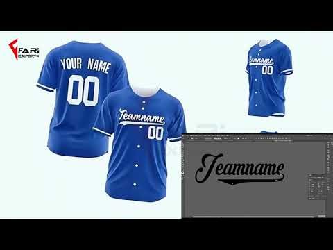 Custom Baseball Uniforms available in any color and design. Full sublimation printing included