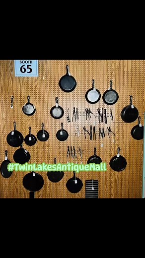 🎶 Hey, good lookin' Whatcha got cookin'? 🎶 Cast Iron, get one for you and one for a friend 😉 #TwinLakesAntiqueMall #CastIron #Antiquetreasures | Twin Lakes Antique Mall